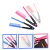Baluue 3pcs Shaped Hair Straightening Comb Styling Combs for Efficient