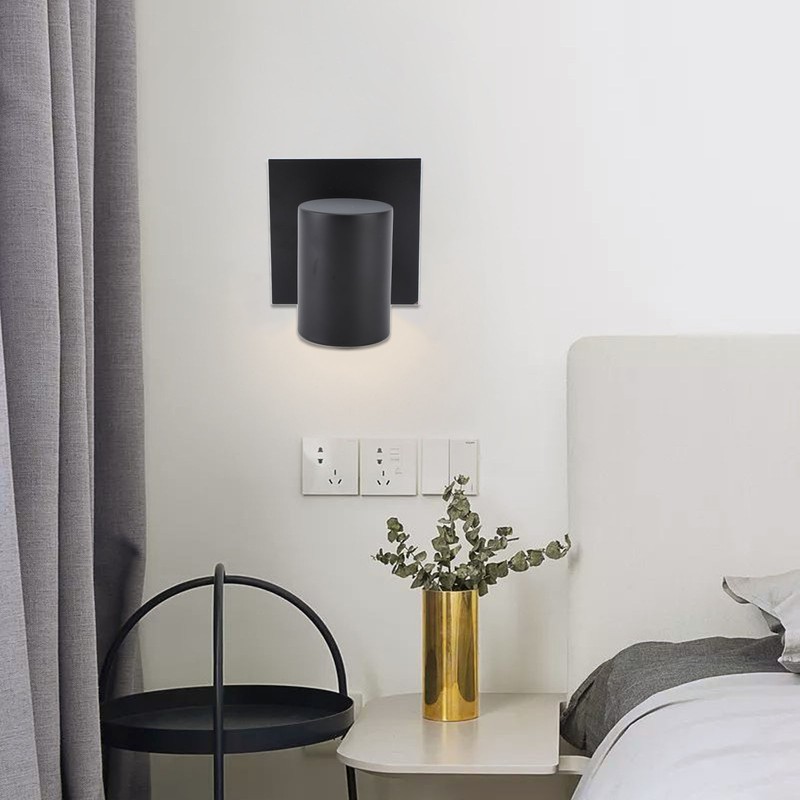 Black GU10 Bulb Holder Modern Lamp Base Metal Light Socket