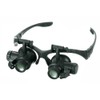 Magnifying Glasses with Light LED Illuminated Eye Loupe Headband Magnifier