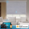 SmartWings Motorized Roller Shade Work with HomeKit, 100% Blackout Auto
