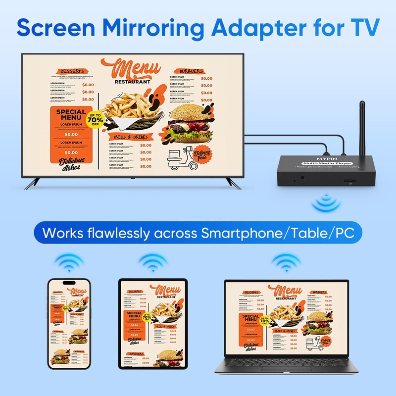 Advertising Media Player USB Video Player for Digital Signage or