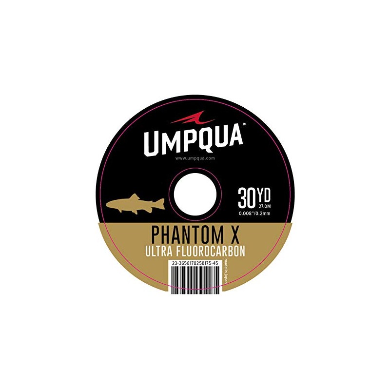 Umpqua Phantom X Fluorocarbon Fly Fishing Tippet 30YDS 2X