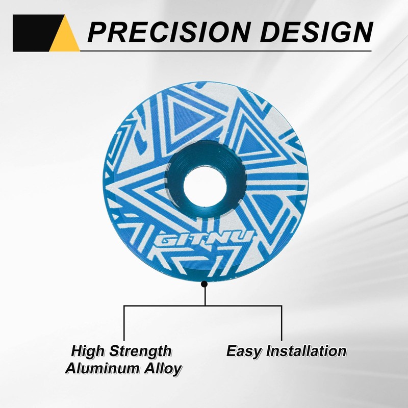 sourcing map 1-1/4 Headset Stem Top Cap Aluminum Alloy Bicycle