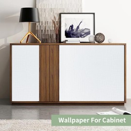 Cismmy Peel & Stick Wallpaper - White Crocodile, 15.7" x 197", Removable, Easy Peel Off, Renter Friendly, Textured