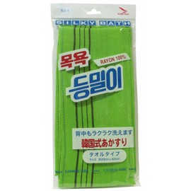 Kinugawa Company Akasuri Towel Type Green KA-3 Regular 11.0 x 32.3 inches (28 x 82 cm)