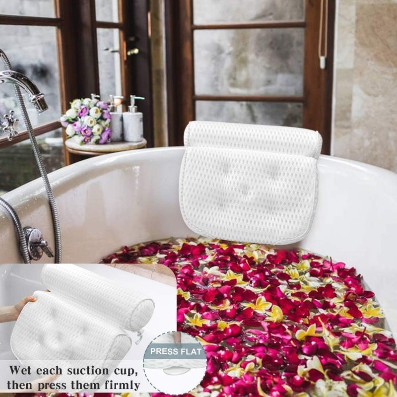 Bath Pillow Bathtub Pillow - Bath Pillows for Tub with
