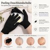 Juego de 3 Guantes y Correa Exfoliante para Ducha SONGQEE