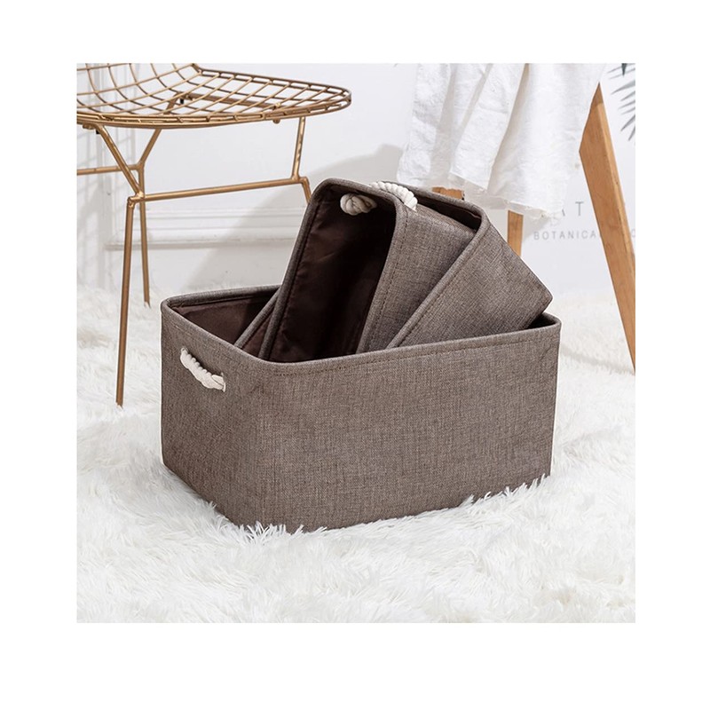 Anevous Foldable Storage Boxes, 36 x 26 x 16 cm,