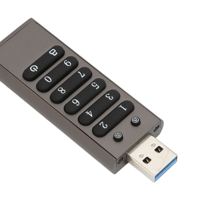Encrypted USB Drive Secure Encrypted Button USB3.1 100MByet/s High Speed