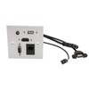 Multimedia Socket Aluminum Alloy USB HD VGA 3.5MM Sound RJ45