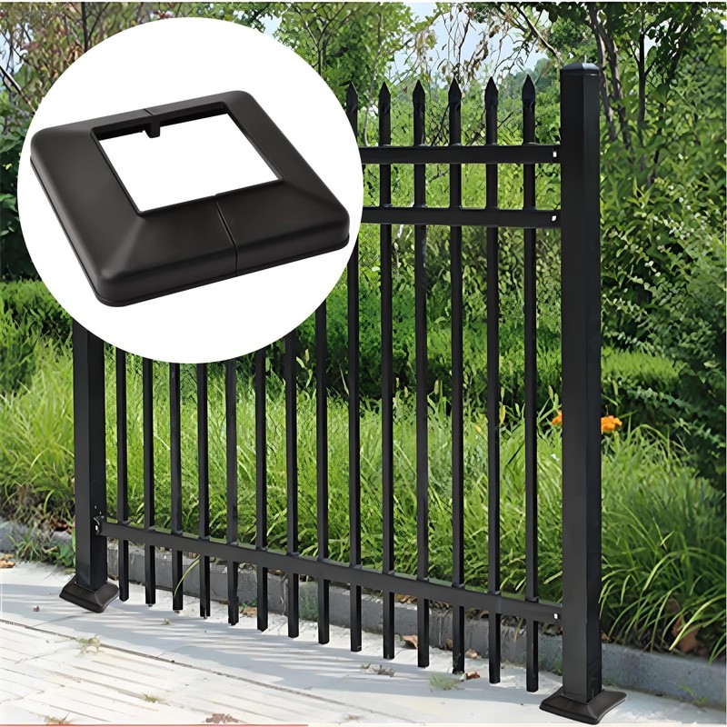 4 Pcs Post Skirt, Post Base Cover, 100x100 mm Plastic