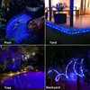 ANJAYLIA 33FT 100 LED Solar Rope Lights Outdoor Waterproof, Solar