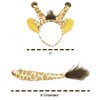 Squirrel Products Giraffe Headband Ears and Tail Costume Accessory Set,