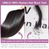 Human Hair Wig - Straight Lace Front Wigs for Women