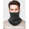 Buauty Grey Neck Warmer Winter Neck Gaiters for Men Women