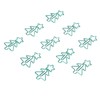 100pcs Paper Clips Prevent Slip Cute Christmas Tree Shaped Decorative