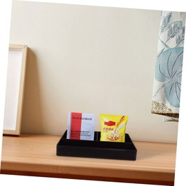 ABOOFAN 2pcs Coffee Storage Box Condiments Containers Sugar Packet Holder Condiment Organizer Restaurant Coffee Stand Storage Bins Packets Remote Control PVC Set Bowl Cosmetic