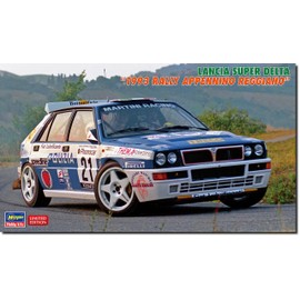 Hasegawa 1/24 Lancia Super Delta 1993 Rally Appenino Reggiano Plastic Model 20648