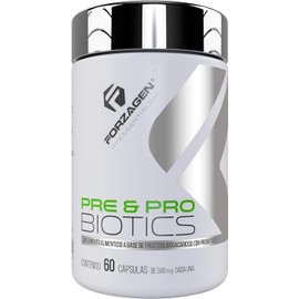 Forzagen | Suplemento Alimenticio Pre&Probiotics | Probioticos - 10 Billones de UFC + Prebióticos - Inulina de Achicoria | 30 servicios | Salud Digestiva | Suplemento Natural | 60 Capsulas