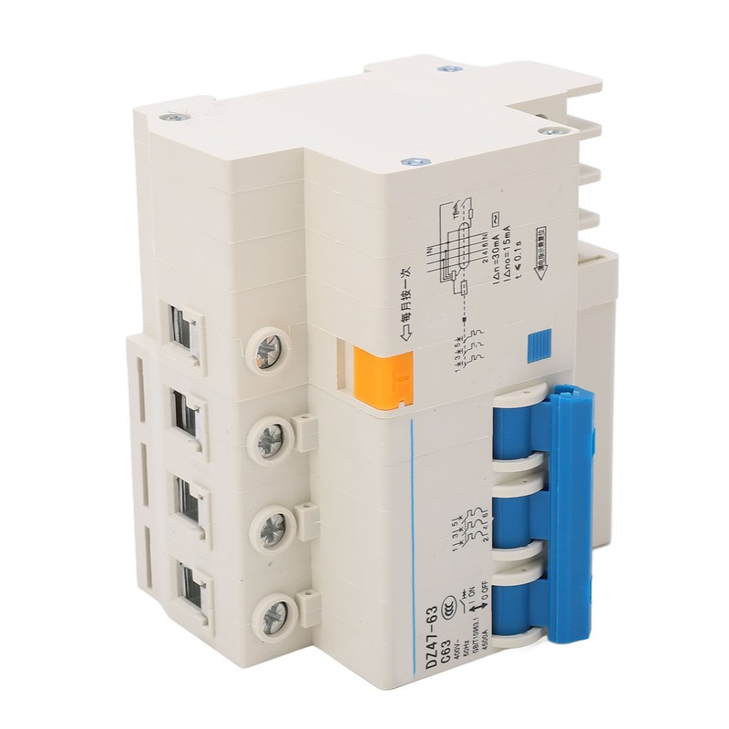Circuit Breaker 3P and N MCB DIN Rail Mount 4500A