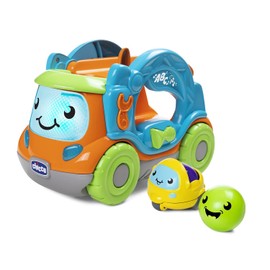 Chicco 00010852000680 Raimondo Giramondo Electronic Truck with Activity Centre for the Transport of Mini Vehicles, Turbo Ball, Multi-Coloured