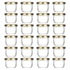 MARKY'S Mini Glass Jars With Tin Lids - 24 pack