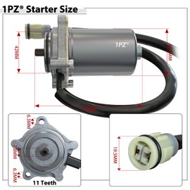 1PZ CS3-M05 Power Shift Control Motor Replacement for Honda Rancher TRX350 TRX350FE TRX350TE 2000-2006 430-58002 463731 CMU0003 31300-HN5-A11