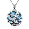VONALA Phoenix Necklace 925 Sterling Silver Bird Pendant Necklace with