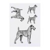 4 x 'Irish Terrier' Temporary Tattoos - Water Resistant, Skin-Safe,