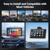 for Apple Carplay Wireless Portable 7" Touchscreen Car Stereo Voice