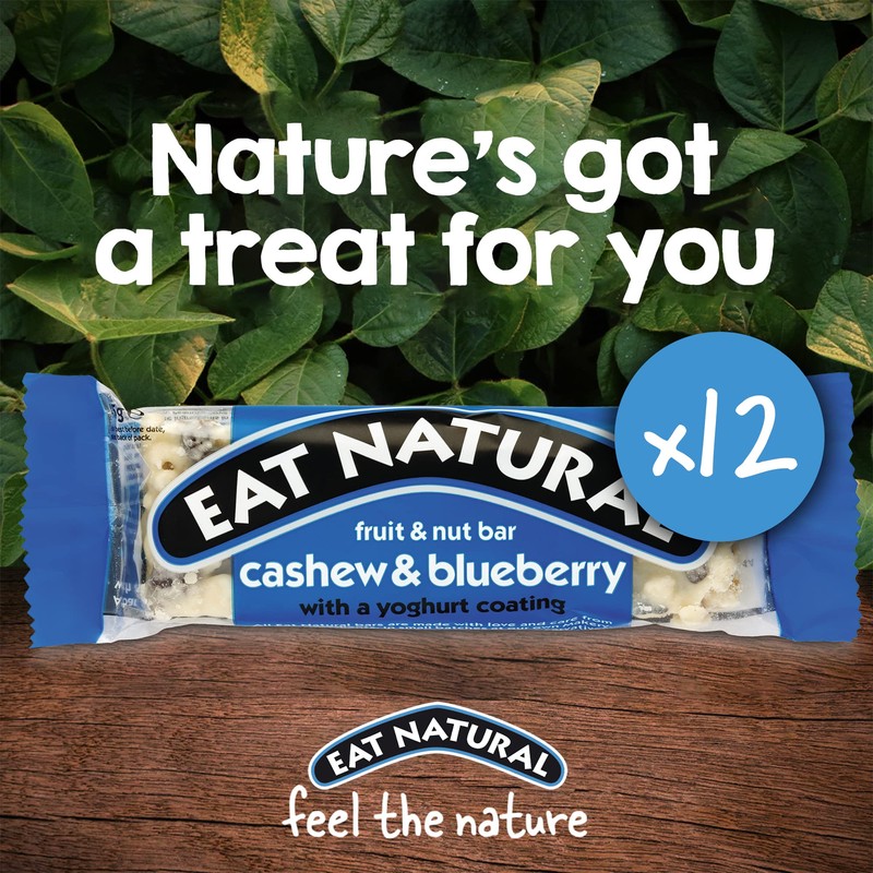 Eat Natural Bars with a Yoghurt Coating 45g (Pack of