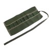 Rolling Bag with Wrench, Portable Handle Canvas Garden Tool Roll Bag Multifunctional Storage Package Tool Set Suitcase with Rolling Bag
