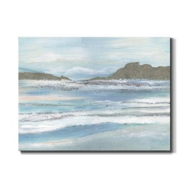 Renditions Gallery Island Tide Wall Art, Beautiful Ocean Artwork, Colorful Beach House Theme, Premium Gallery Wrapped Canvas Décor, Ready to Hang, 32 in H x 48 in W, Made in America Print