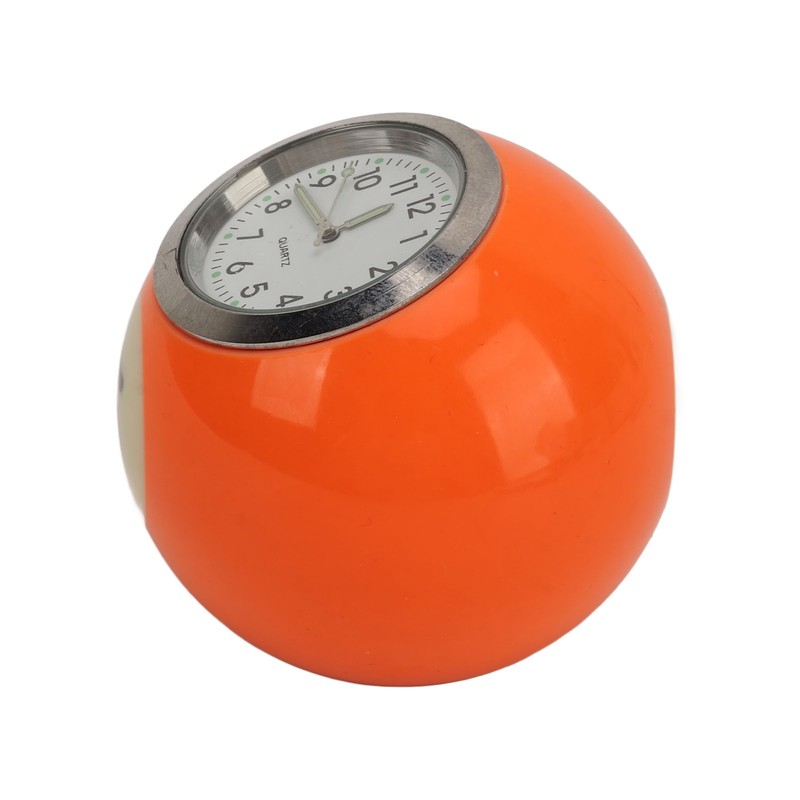 Ball Shape Table Clock Billiards Ball Clock Resin Accurate Decorative