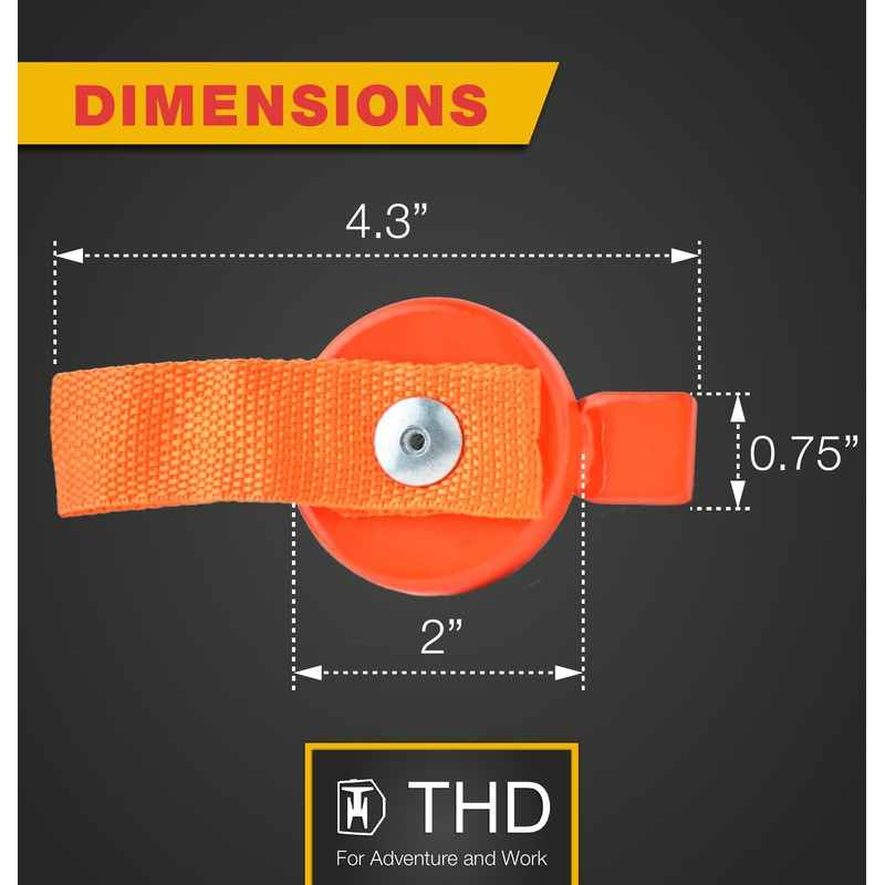 THD Magnetic Boat Trailer Surge Brake Lockout Key, with Easy