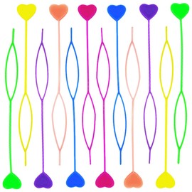 TIHOOD 16PCS Quick Beader for Bead Loading and Hair Styling Kit - Plastic Magic Topsy Tail Hair Braid Ponytail Maker (Random Color)
