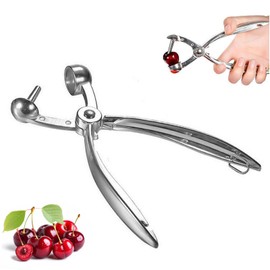 Cherry Pitter,Cherry Pitter or Stoner,Aluminum Alloy Hand Cherry Stone Remover Cherry Destoner Olive Pitter Remover Olive Red Dates Pitting Device Cherry Corer Removing Hand Tool,Cherry Stoner