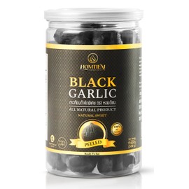 Homtiem Black Garlic 17.63OZ(500g), Whole Peeled Black Garlic, Natural organic sause whole Black Garlic cloves fermenter for 90 Days aged, Super Foods, Non-GMOs, Non-Additives, High in Antioxidants, Ready to Eat for Healthy Snack