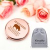 Xiecolty Rhinoceros Gifts Rhino Lover Gift for Women Compact Mirrors