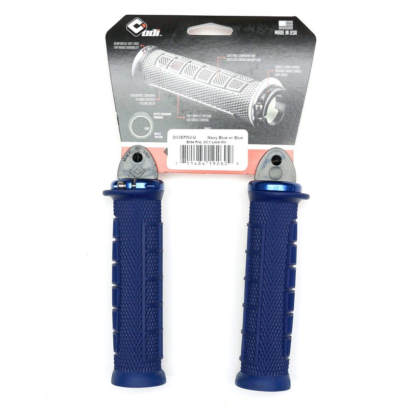 ODI Unisex – Adult's Elite Pro Handles, Navy Blue, 130 mm
