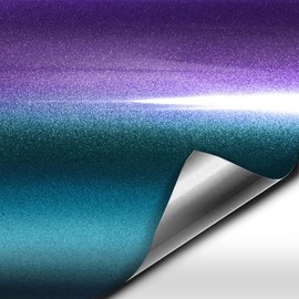 VViViD+ Gloss Metallic Chameleon Blue to Purple Color-Shift (1.5ft x 5ft) with Air Release