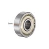 sourcing map 15pcs 625ZZ Deep Groove Ball Bearings 5mm Bore