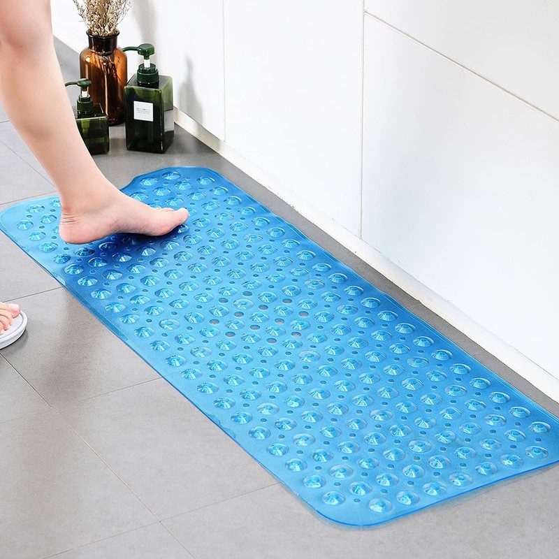 Non Slip PVC Natural Rubber Bath Mat with Suction Cup