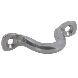 2 Pack 10mm Stainless Steel Wire Sheet Eye Tie Down Hook Strap 316 Marine Grade