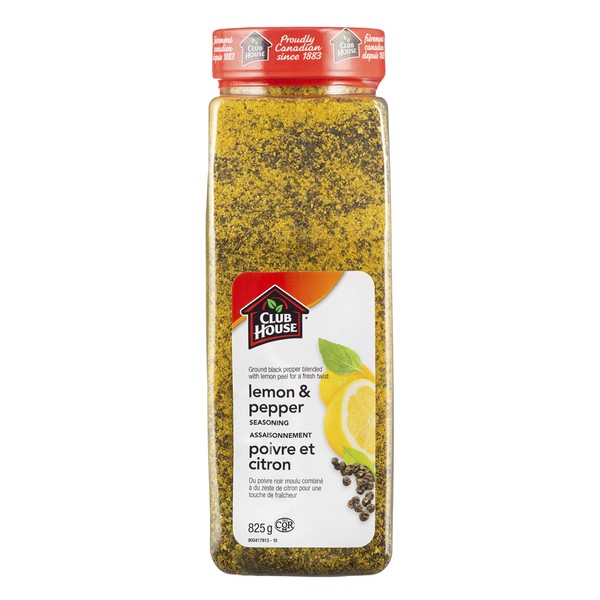Club House Lemon & Pepper Seasoning 825g {Imported from Canada}