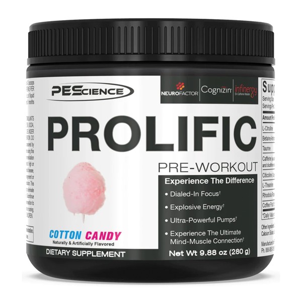 PEScience Prolific Cotton Candy 40 Servings