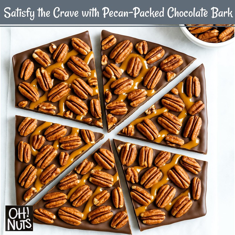 Oh! Nuts Pecans Dry Roasted Salted - All Natural Salted