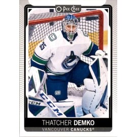 2021-22 O-Pee-Chee Hockey #354 Thatcher Demko Hockey Card Vancouver