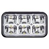 Red Hawk LGT-209L Headlight Compatible With/Replacement For E-Z-Go Marathon 1980-1994,