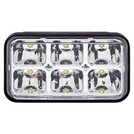 Red Hawk LGT-209L Headlight Compatible With/Replacement For E-Z-Go Marathon 1980-1994, ST350 1996 Golf Carts